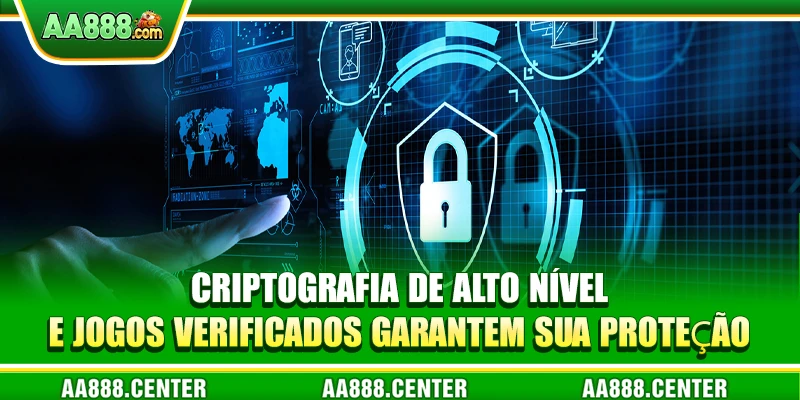 Criptografia de alto nível e jogos verificados garantem sua proteção